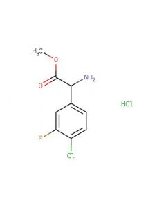 Astatech METHYL 2-AMINO-2-(4-CHLORO-3-FLUOROPHENYL)ACETATE HCL; 0.25G; Purity 95%; MDL-MFCD22628475